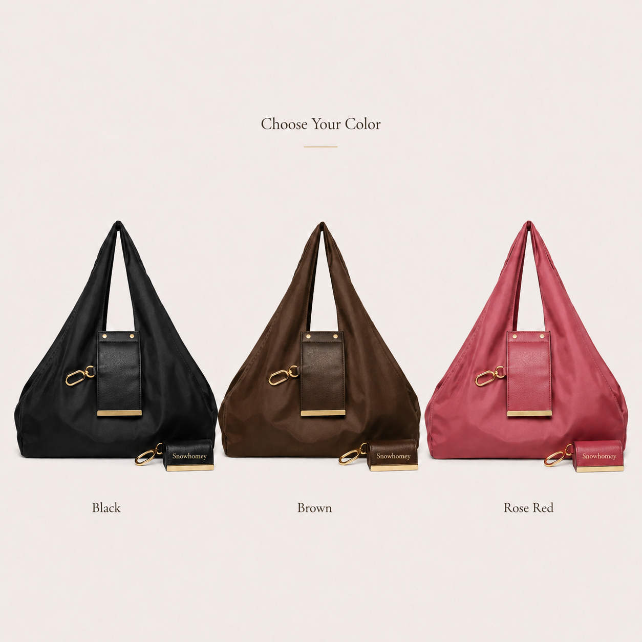 Snowhomey™ Foldable Keychain Tote